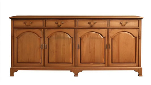Brązowy mebel z litego drewna sosnowego, 200 x 45 x 100 cm