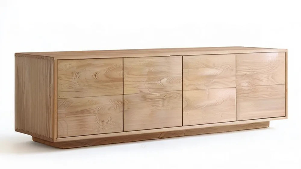 Kredens z fornirem dębowym Naturalny dąb 180 × 45 × 75 cm